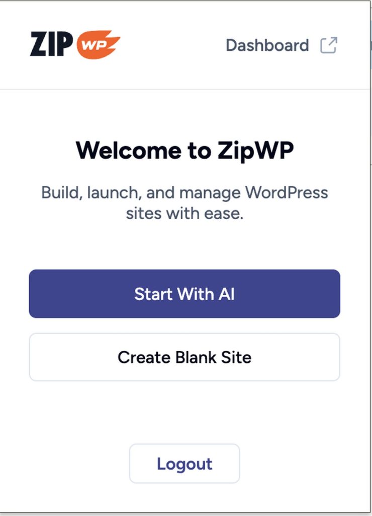 The Zip WP Chrome extension.
