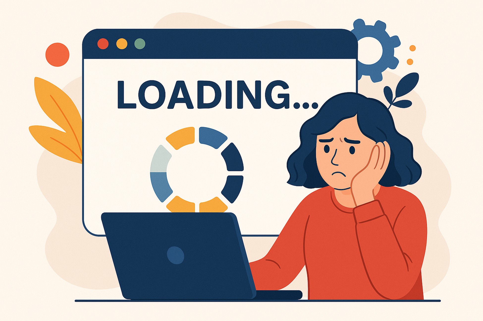 slow website loading: bad website practice