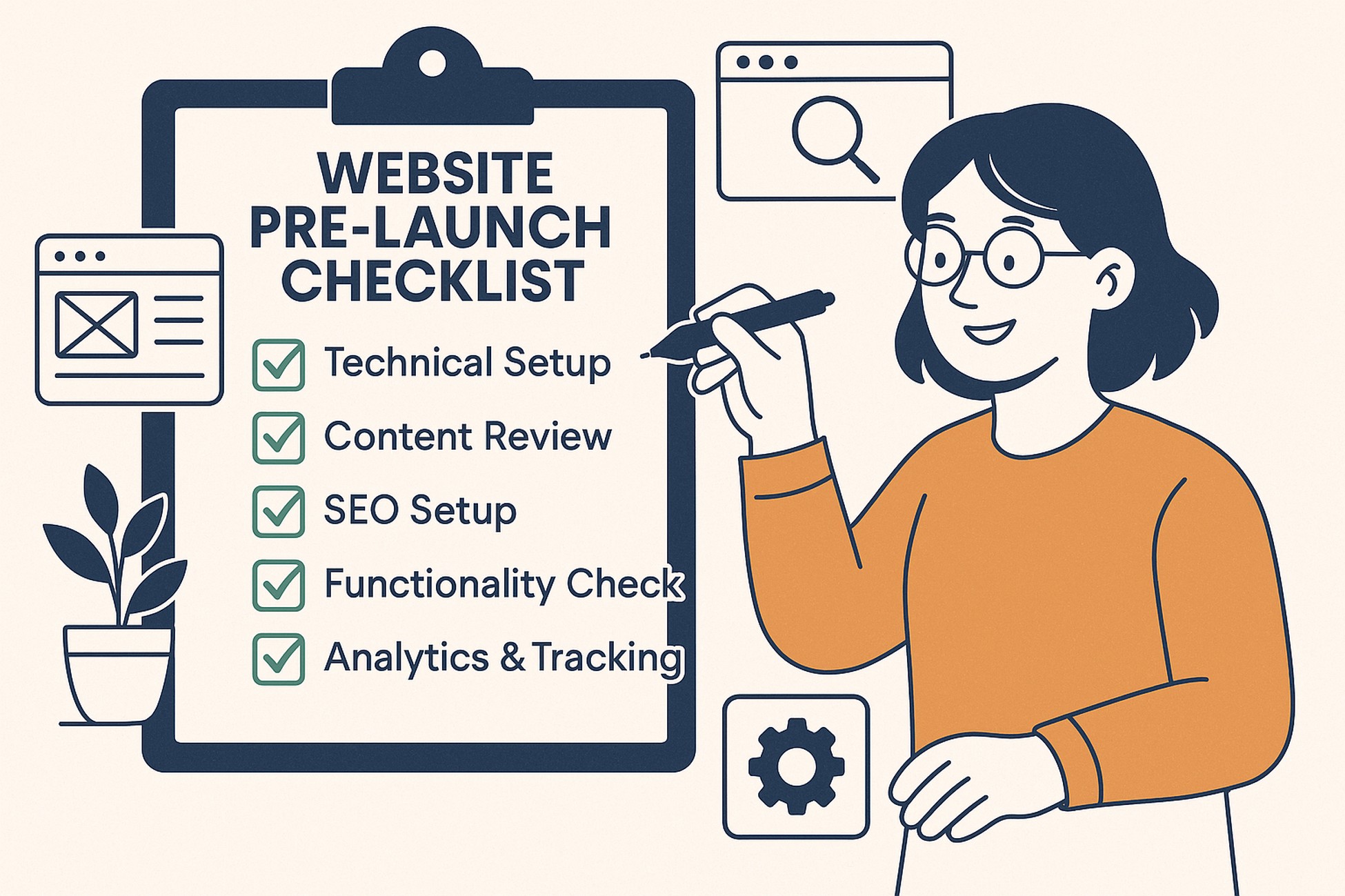 website pre-launch checklist