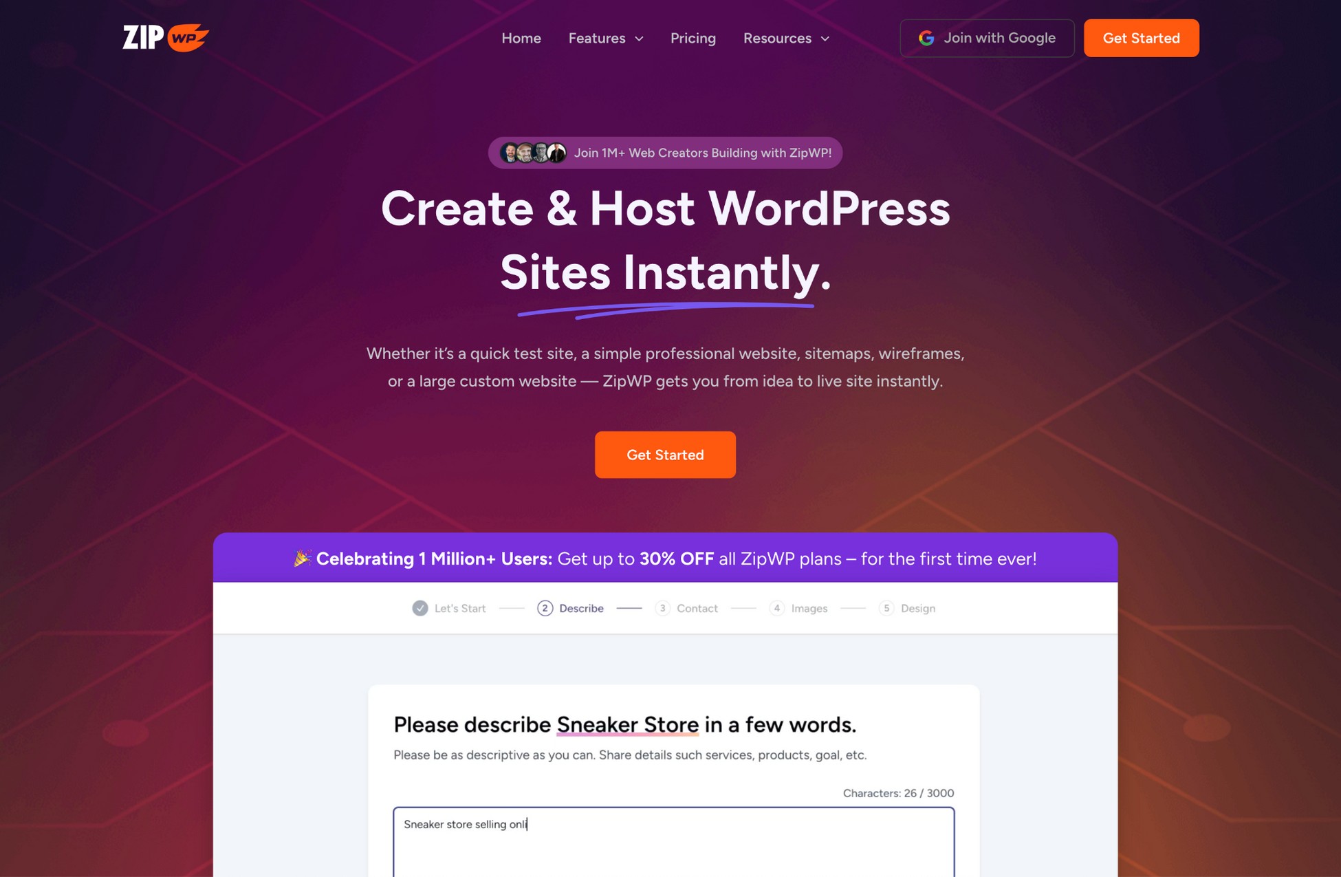 start your online business with ZipWP fast