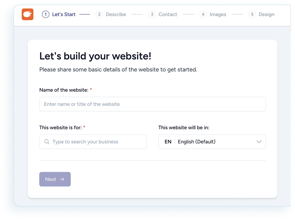 WordPress AI Website Builder