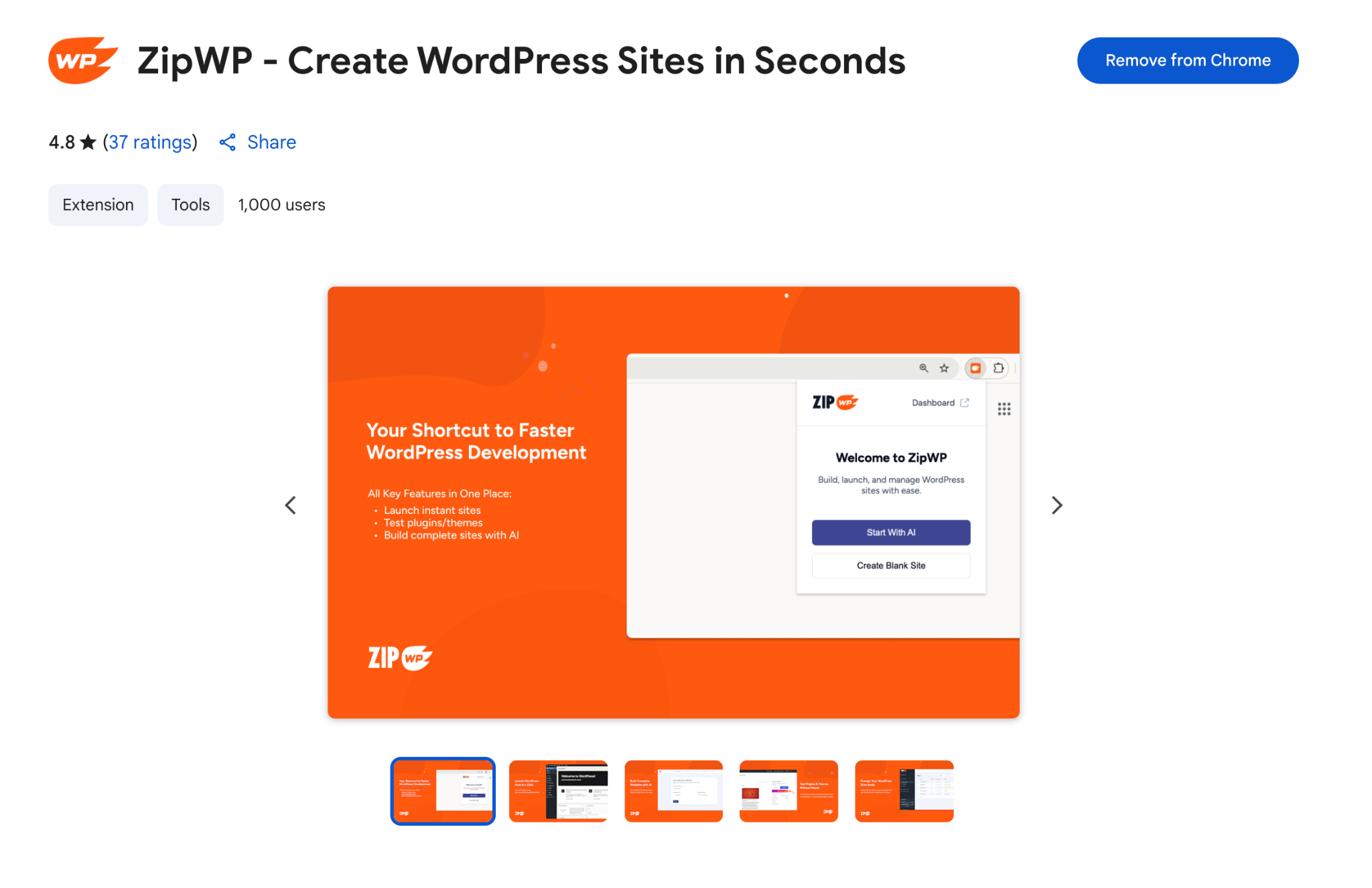 zipwp chrome extension